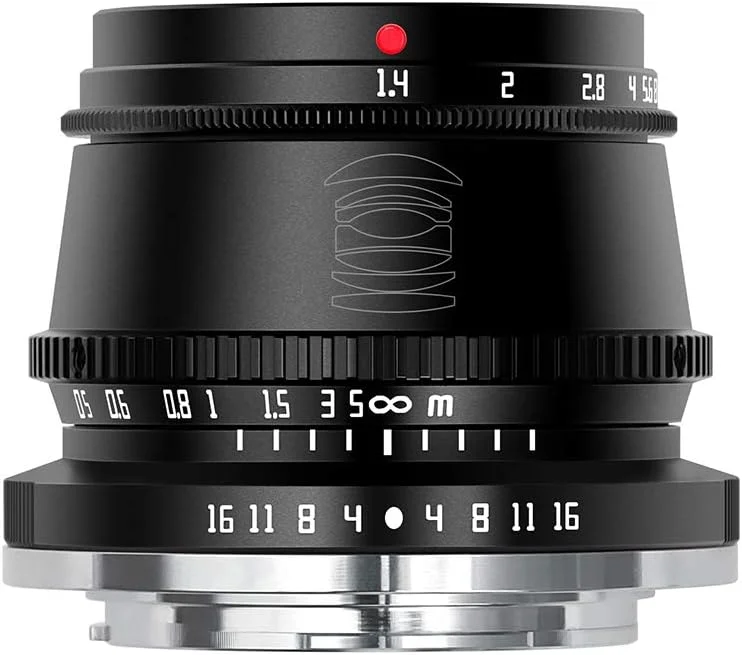 لنز زاویه باز TTArtisan 35mm F1.4 APS-C با اتصال MFT و فوکوس دستی - مشکی