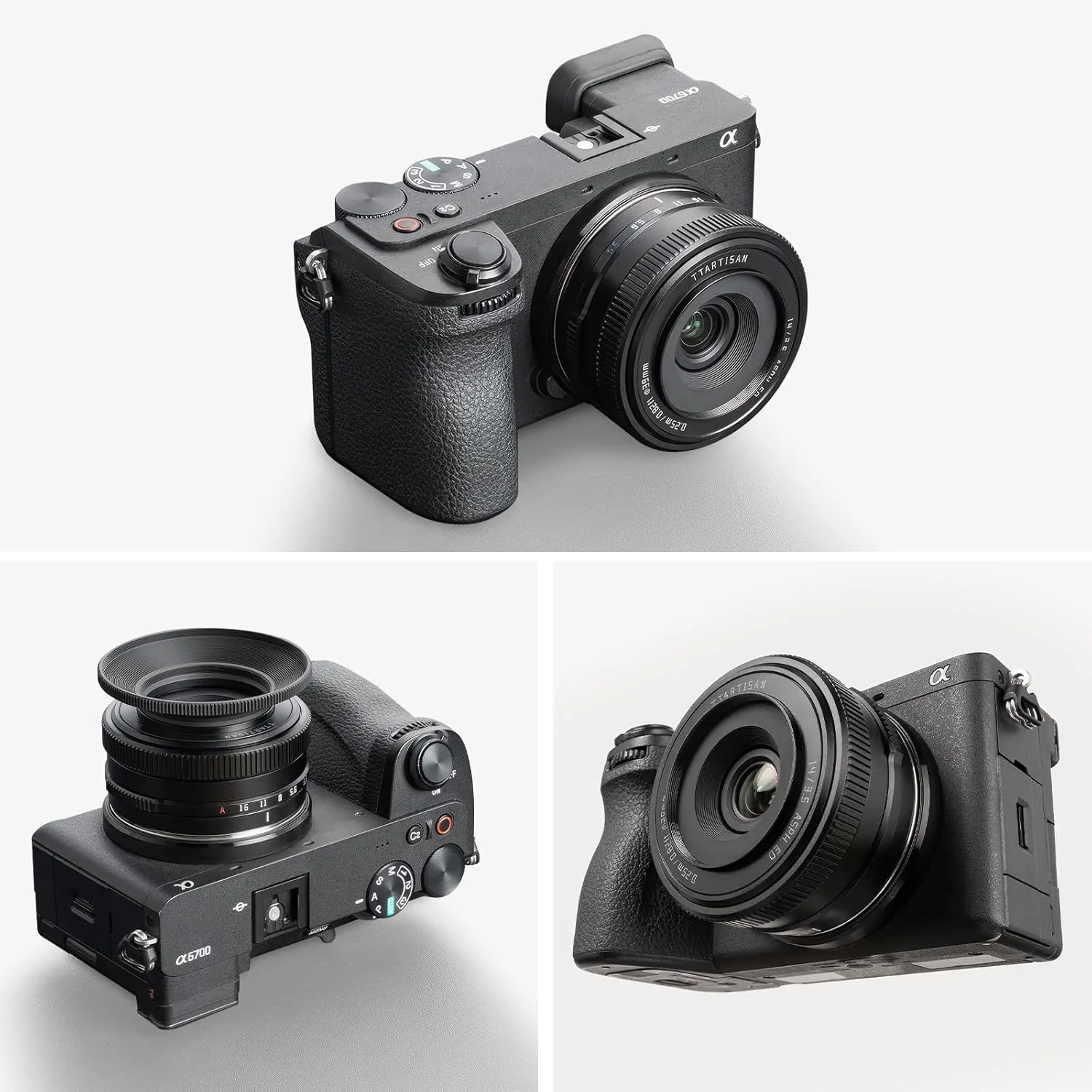 لنز زاویه باز 14 میلی‌متری TTARTISAN AF F3.5 برای فوجی، لنز پنکیکی واید انگل با فوکوس خودکار APS-C، سازگار با دوربین های فوجی فیلم X-Mount