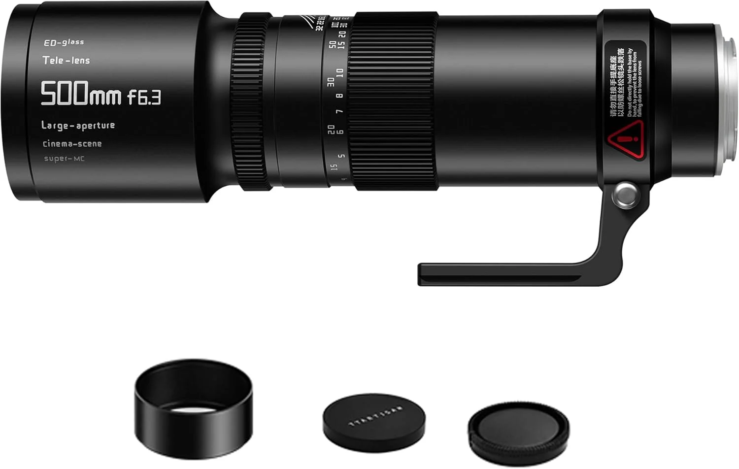 لنز تله فوتو 500mm F6.3 تی تی آرتيزان فول فریم با دیافراگم بزرگ سازگار با دوربین های SLR نیکون با مانت F مدل های D6، D5، Df، D850، D810A، D810، D780، D750، D610
