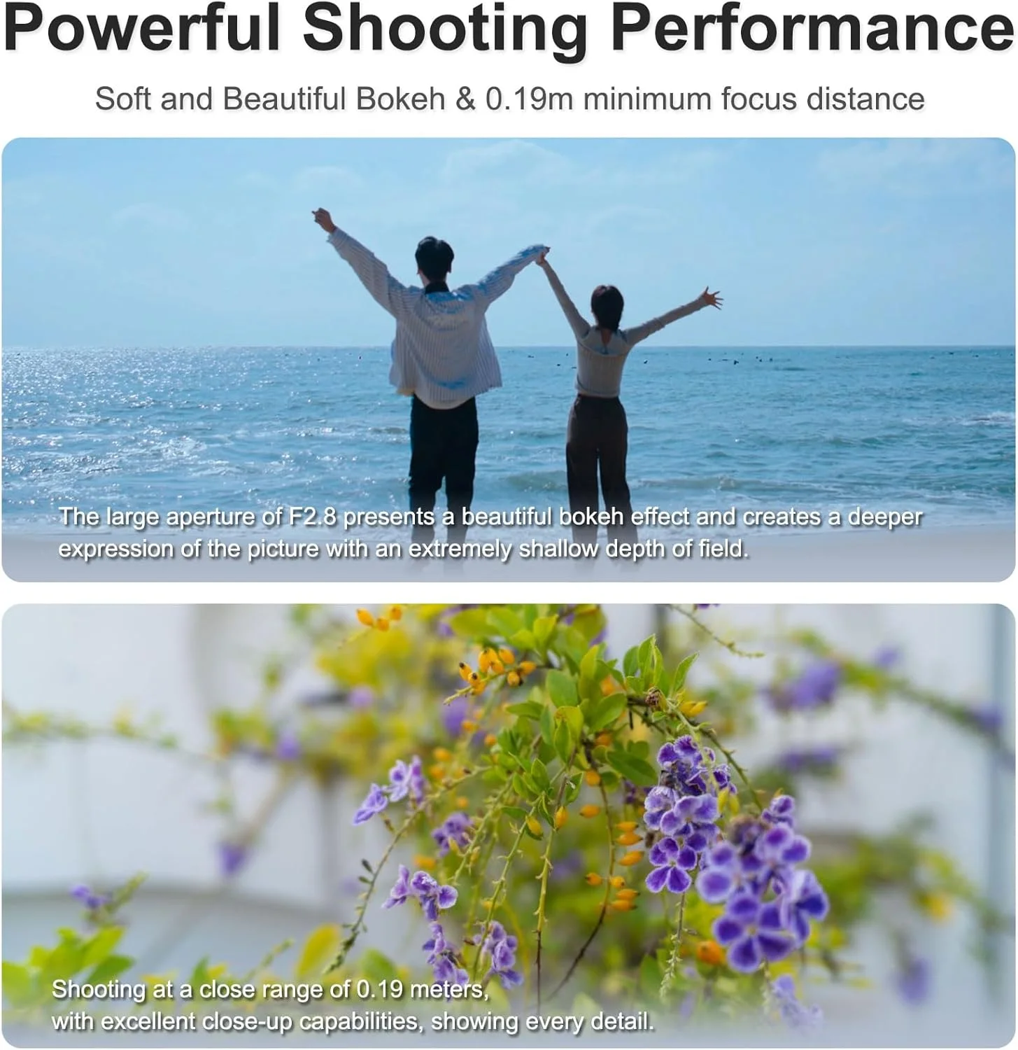 لنز وایتروکس 20mm F2.8 AF STM برای Sony FE، لنز پرایم فول فریم واید انگل سبک وزن 157 گرمی با فوکوس خودکار و دیافراگم بزرگ f/2.8 برای دوربین های Sony E-mount a7CR a7C a7CII a6700 ZV-E100 a6400 a6600 a7III a7IV