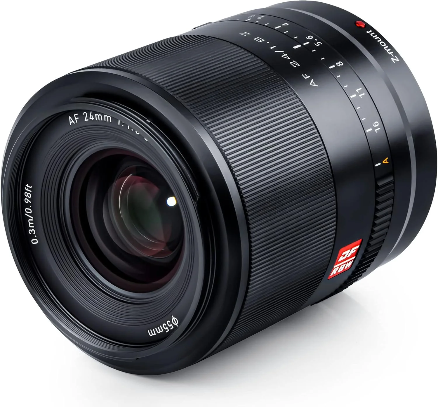 لنز فول فریم 24mm F1.8 ویلتراکس با فوکوس خودکار برای مانت Nikon Z، لنز زاویه باز با فاصله کانونی ثابت برای دوربین های سری Nikon Z مدل های Z5 Z50 Z6 Z6II Z7 Z7II Zfc