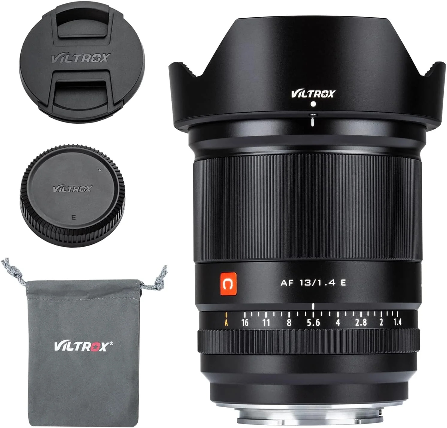 لنز ویلتراکس AF 13mm F1.4 APS-C برای مانت Sony E، لنز پرایم زاویه فوق عریض برای دوربین های Sony E-Mount مدل های a9 a7RIV a7IV a7RIII a7SIII a7II a7C ZV-E10II ZV-E10 a6700 a6600 a6500 a6400 a6300 a6100 a5100