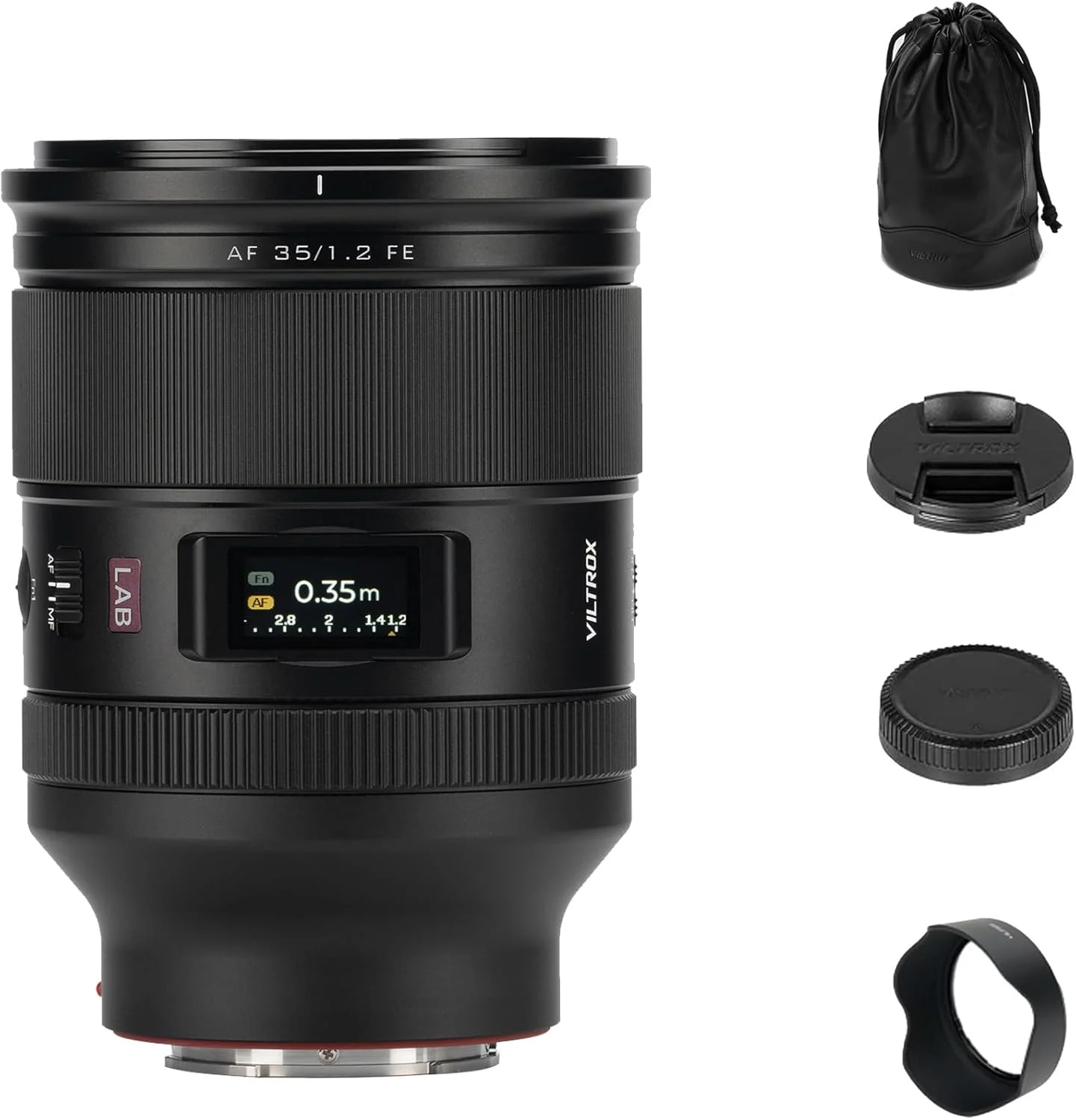 لنز فول فریم ویلتراکس AF 35mm F1.2 LAB FE برای مانت Sony E، دیافراگم بزرگ، فوکوس شناور دوگانه 35mm f/1.2 FE موتور HyperVCM