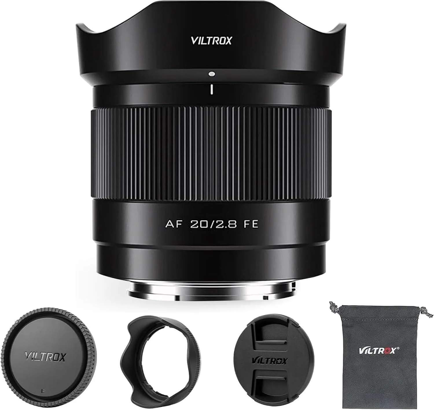 لنز واید سوپر اتوماتیک VILTROX FE 20mm f/2.8 برای Sony E-Mount - سازگار با دوربین های Sony a7, a6, FX30, ZV-E1