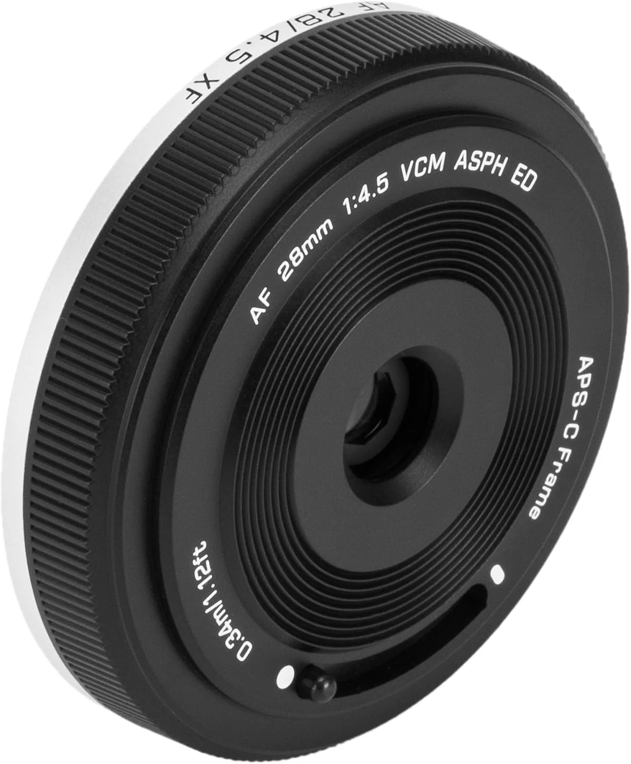لنز ویلتراکس 28mm F4.5 XF، لنز پنکیکی X-Mount با فوکوس خودکار، زاویه باز 28 میلی‌متری f/4.5، سازگار با دوربین‌های Fujifilm X-Mount مدل‌های X-A1, X-A2, X-A3, X-A5, X-H1, X-T1, X-T100, X-PRO1 و غیره