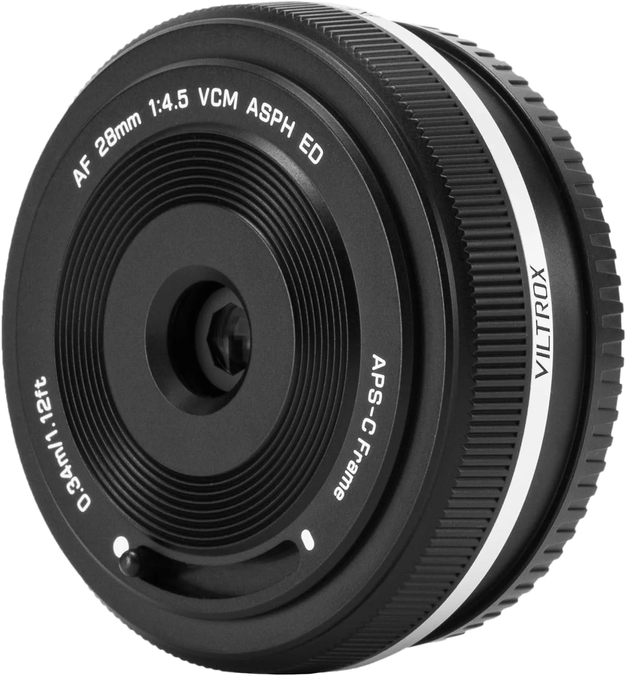 لنز 28mm F4.5 پنکیکی فول فریم با فوکوس خودکار و زاویه باز فوق العاده جمع و جور VILTROX برای دوربین های X Mount مدل X-T5, X-S20, X-T30 II, X-H2S, X-E4, GFX 100 II, GFX 50S II, X-T200, X-Pro3