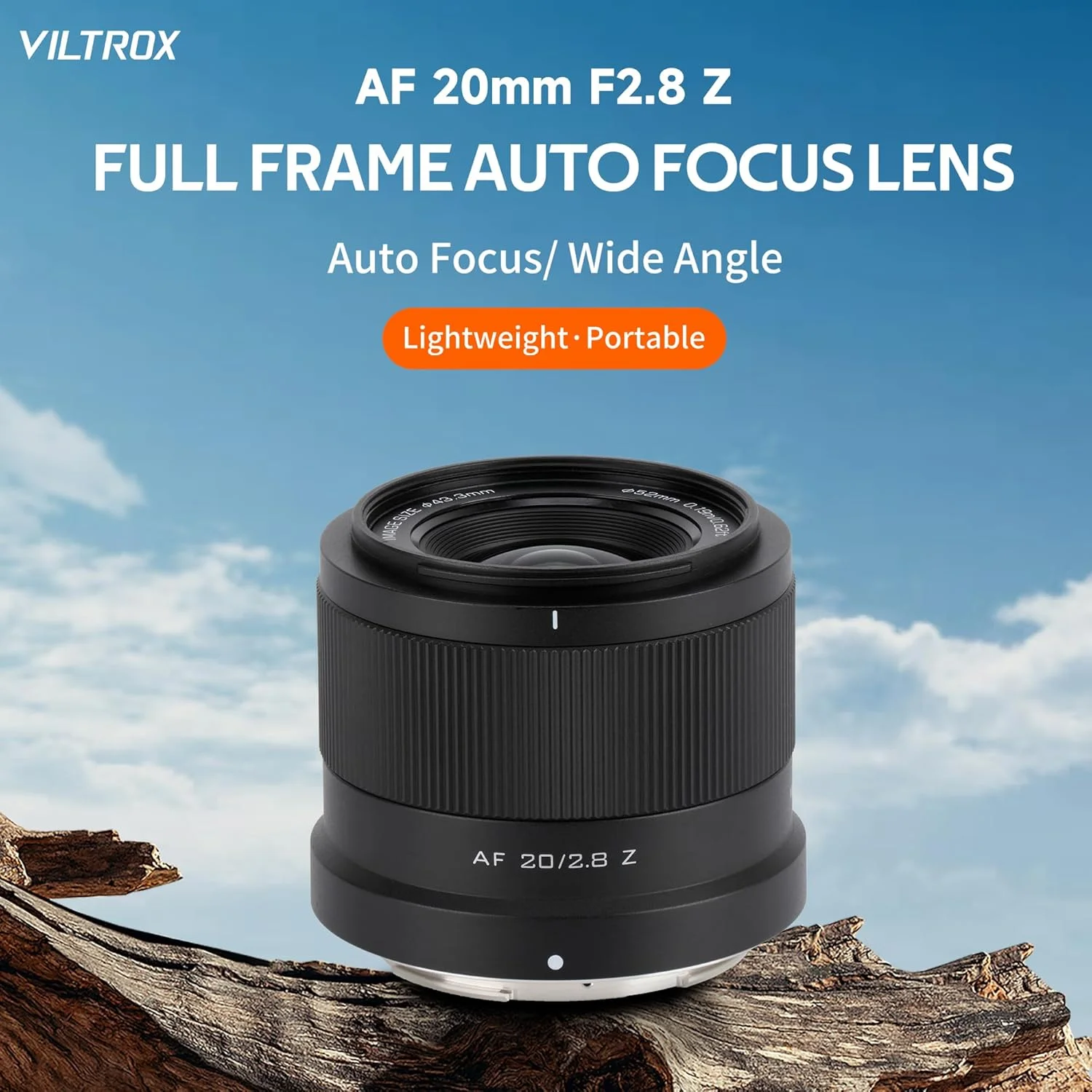 لنز ویلتراکس 20mm F2.8 با فوکوس خودکار برای مانت Nikon Z لنز ویلتراکس 20mm F2.8 با فوکوس خودکار برای مانت Nikon Z