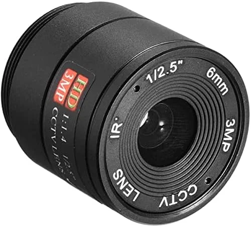 لنز دوربین مداربسته FPV با زاویه دید گسترده 6 میلی‌متری 3 مگاپیکسلی F1.2 برای دوربین CCD