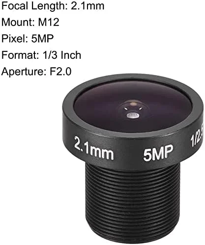 XYWHPGV 2 عدد لنز دوربین مداربسته 2.1 میلی متر فاصله کانونی 5 مگاپیکسل F2.0 1/3 اینچ زاویه باز برای دوربین CCD XYWHPGV 2 عدد لنز دوربین مداربسته 2.1 میلی متر فاصله کانونی 5 مگاپیکسل F2.0 1/3 اینچ زاویه باز برای دوربین CCD