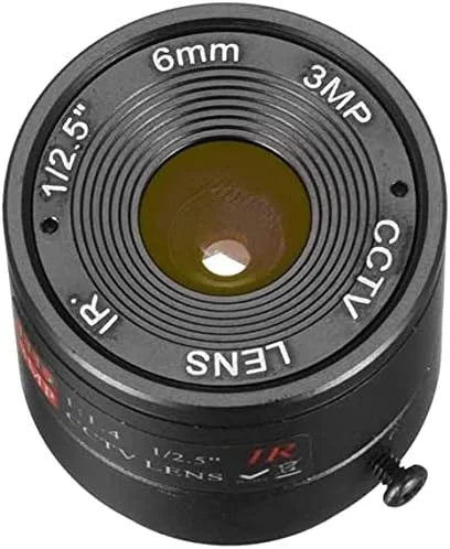 لنز دوربین مداربسته FPV با زاویه دید گسترده 6 میلی‌متری 3 مگاپیکسلی F1.2 برای دوربین CCD