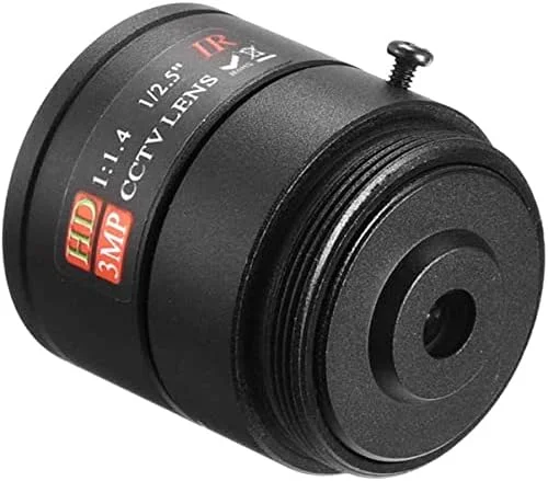 لنز دوربین مداربسته FPV با زاویه دید گسترده 6 میلی‌متری 3 مگاپیکسلی F1.2 برای دوربین CCD