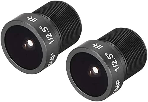 XYWHPGV 2 عدد لنز دوربین مداربسته 3.6 میلی‌متر فاصله کانونی 5 مگاپیکسل F2.0 1/3 اینچ زاویه باز برای دوربین CCD (979db b2596 955f9 3bf02 db5a9 308e4