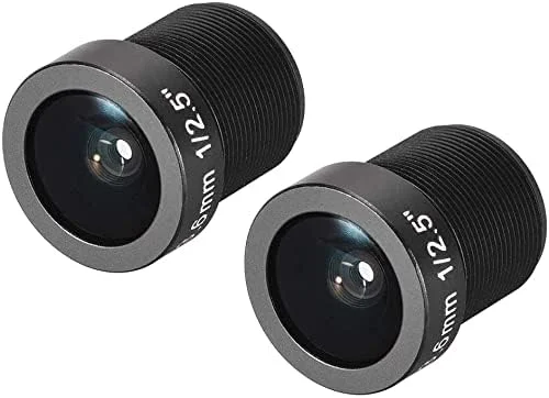 XYWHPGV 2 عدد لنز دوربین مداربسته 3.6 میلی متر فاصله کانونی 3 مگاپیکسل F2.0 1/3 اینچ زاویه باز برای دوربین CCD (0dd4d 29f50 9a87a 3b899 a5afc a8d3f