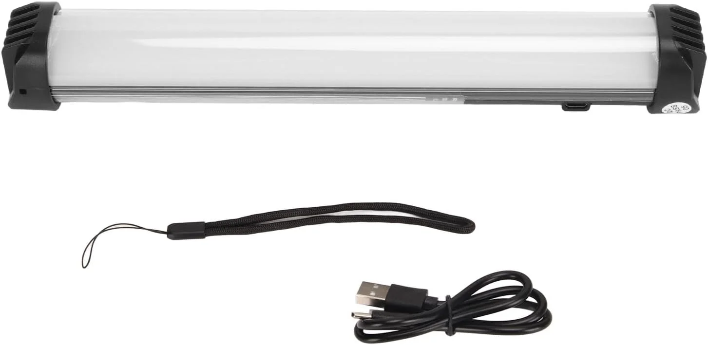 چراغ RGB میله ای ویدئویی، چراغ قابل حمل، میله نور ال ای دی RGB برای ضبط ویدئو چند منظوره چراغ RGB میله ای ویدئویی، چراغ قابل حمل، میله نور ال ای دی RGB برای ضبط ویدئو چند منظوره