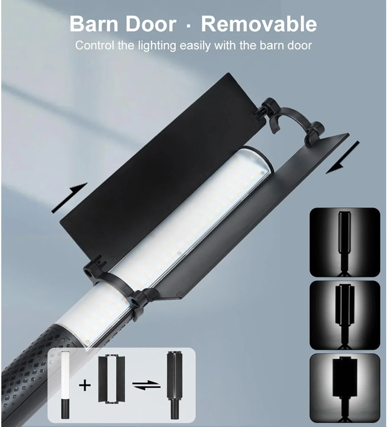 چراغ ال ای دی، 72 ال ای دی سفید، 72 ال ای دی زرد، 48 ال ای دی RGB با CRI 95+، دمای رنگ قابل تنظیم 1800K-9000K، باتری 2600mAh، با پنل کنترل چراغ ال ای دی، 72 ال ای دی سفید، 72 ال ای دی زرد، 48 ال ای دی RGB با CRI 95+، دمای رنگ قابل تنظیم 1800K-9000K، باتری 2600mAh، با پنل کنترل