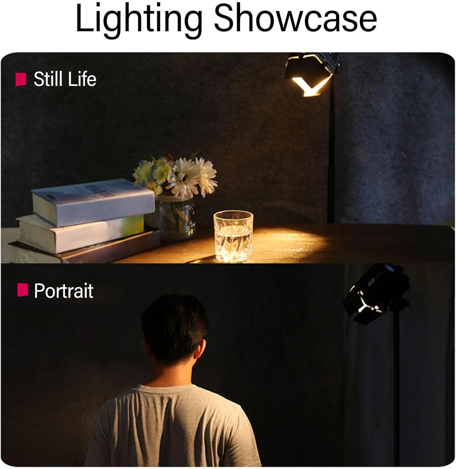 نورپرداز چهار پره برای مانت کوچک بوونز، نورپرداز آلیاژ آلومینیوم، کنترل قابل تنظیم، طراحی جمع و جور و قابل حمل نورپرداز چهار پره برای مانت کوچک بوونز، نورپرداز آلیاژ آلومینیوم، کنترل قابل تنظیم، طراحی جمع و جور و قابل حمل