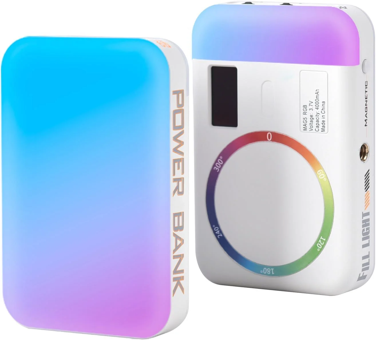 نور ویدئویی مغناطیسی RGB، نور پرکننده LED مغناطیسی دو طرفه، دوربین قابل شارژ، 2500K-9000K با قابلیت تنظیم نور، رنگ کامل RGB 360 درجه، 24 جلوه ویژه، برای پخش زنده، عکاسی نور ویدئویی مغناطیسی RGB، نور پرکننده LED مغناطیسی دو طرفه، دوربین قابل شارژ، 2500K-9000K با قابلیت تنظیم نور، رنگ کامل RGB 360 درجه، 24 جلوه ویژه، برای پخش زنده، عکاسی