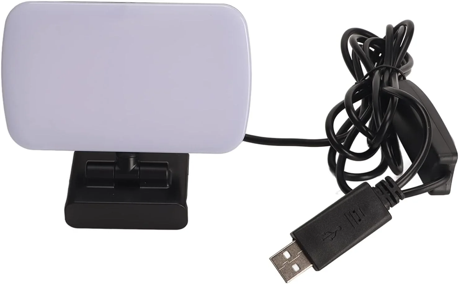 نورپردازی کنفرانس ویدیویی، چراغ وب کم USB 3 با 3 رنگ نور و 10 حالت کم نور، ویدیوی کوچک انعطاف پذیر و چرخشی برای جلسات لپ تاپ، کار از راه دور، آموزش