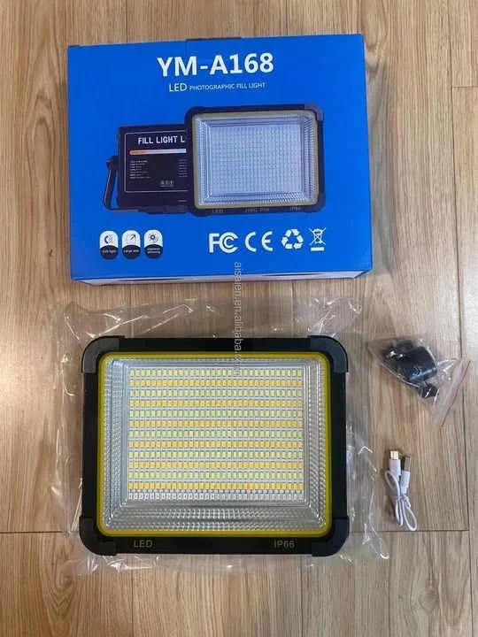 نور ال ای دی کنفرانس ویدیویی YM-A168 – نورافکن ال ای دی قابل تنظیم برای عکاسی، فیلمبرداری، پخش زنده و آرایش – نورپردازی حرفه ای برای عکس های بی نقص نور ال ای دی کنفرانس ویدیویی YM-A168 – نورافکن ال ای دی قابل تنظیم برای عکاسی، فیلمبرداری، پخش زنده و آرایش – نورپردازی حرفه ای برای عکس های بی نقص