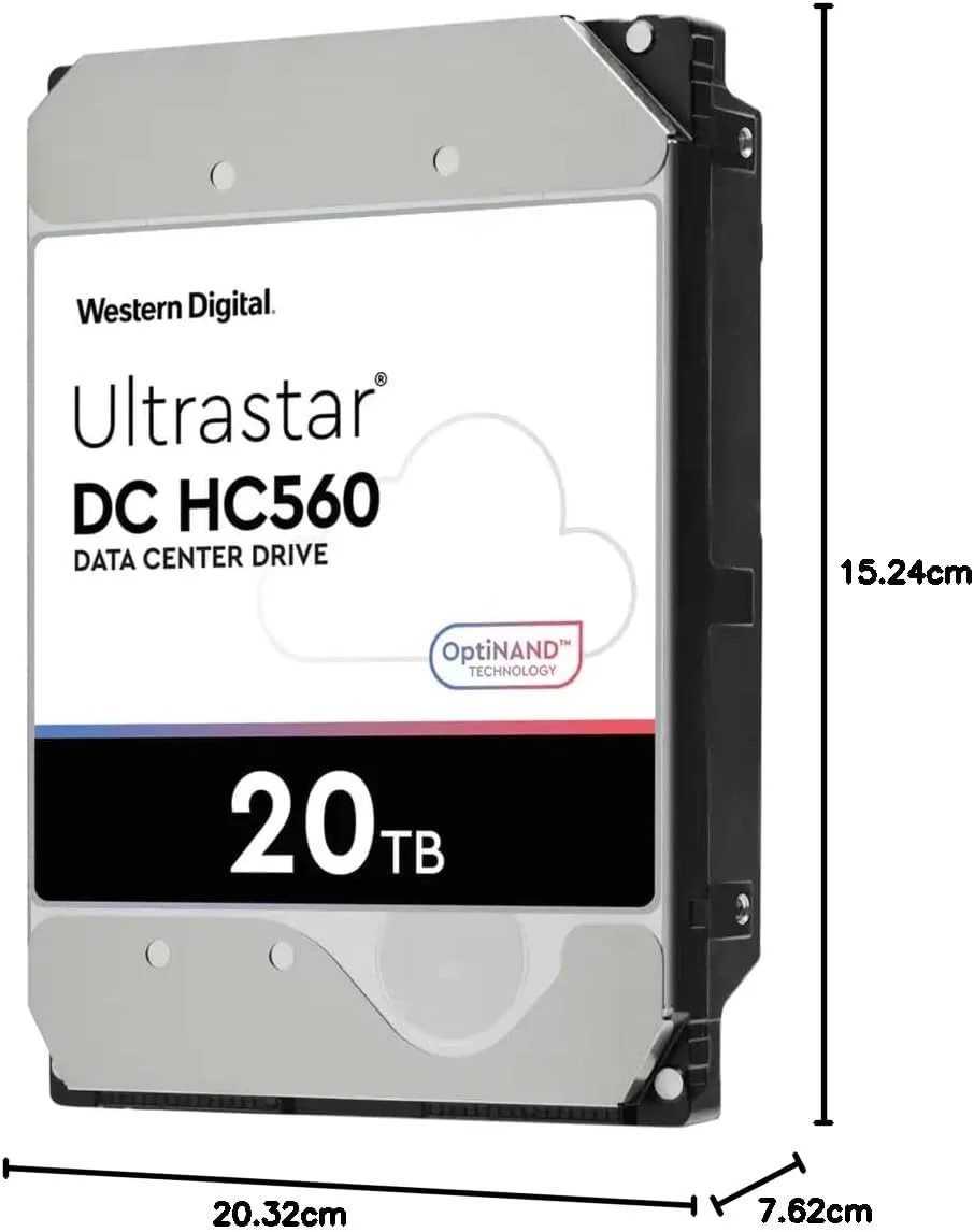 وسترن دیجیتال WD 20 ترابایت 0F38785 SE Ultrastar 7200 SA3