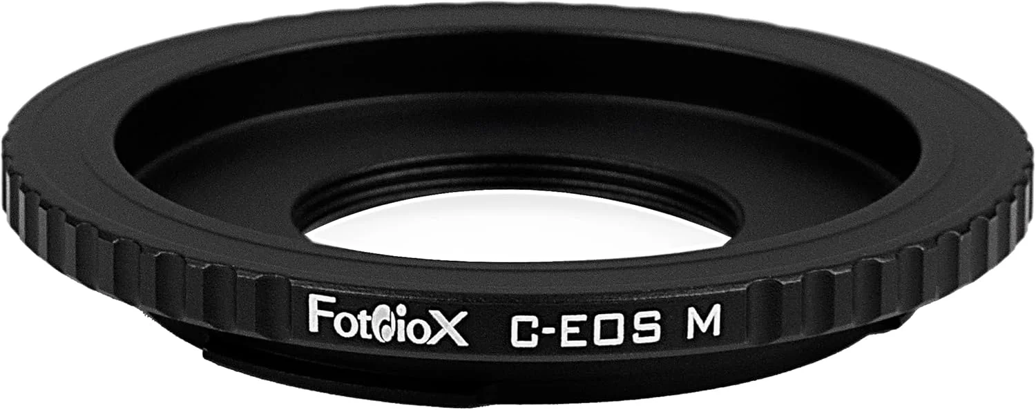 آداپتور لنز Fotodiox، برای لنزهای C-Mount (لنز فیلم، لنز دوربین مداربسته، لوله های فوتو میکروسکوپ سه چشمی) به دوربین های بدون آینه Canon EOS M