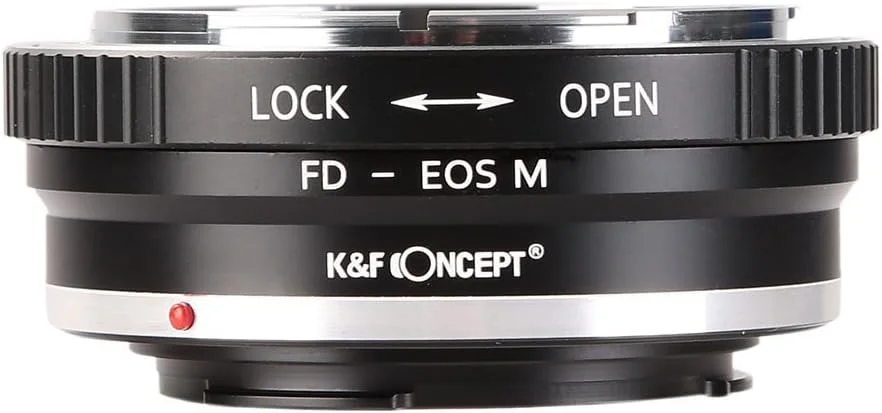 آداپتور اتصال لنز K&F Concept سازگار با لنزهای دهانه Canon FD به دوربین های دهانه Canon EOS M