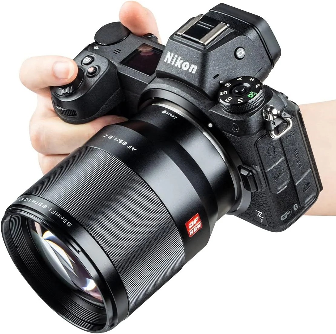 لنز 85mm F1.8 Z ویلتراکس با فوکوس خودکار، دهانه بزرگ و موتور STM، سازگار با دوربین های بدون آینه نیکون Z مانت مدل های Z5 Z6 Z7 Z50 Z6Ⅱ Z7Ⅱ - مشکی