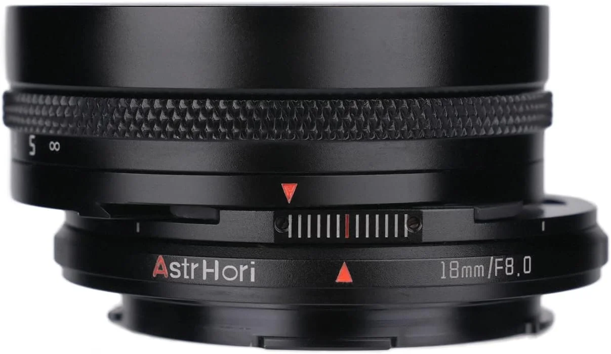 لنز زاویه باز و شیفت 18 میلی‌متری فول فریم AstrHori، لنز دستی معماری و منظره برای دوربین‌های بدون آینه سری Canon RF، مدل‌های EOS RP, EOS R5, EOS R6, EOS R3, EOS R و غیره.