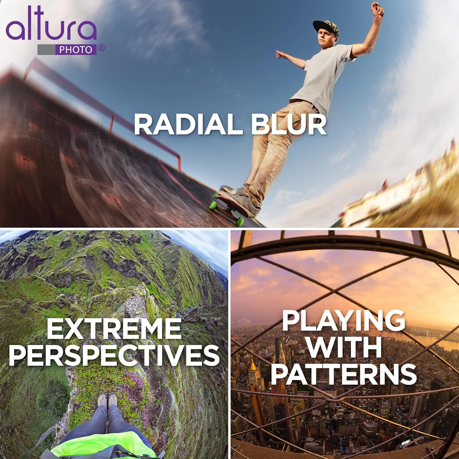 لنز چشم‌ماهی فوق‌عریض آسفریکال حرفه‌ای ۸ میلی‌متری f/3.0 آلتورا فوتو برای دوربین‌های کانن EOS 70D 77D 80D Rebel T7i T6i T6s T6 T5i T5 T4i T3i SL2 DSLR