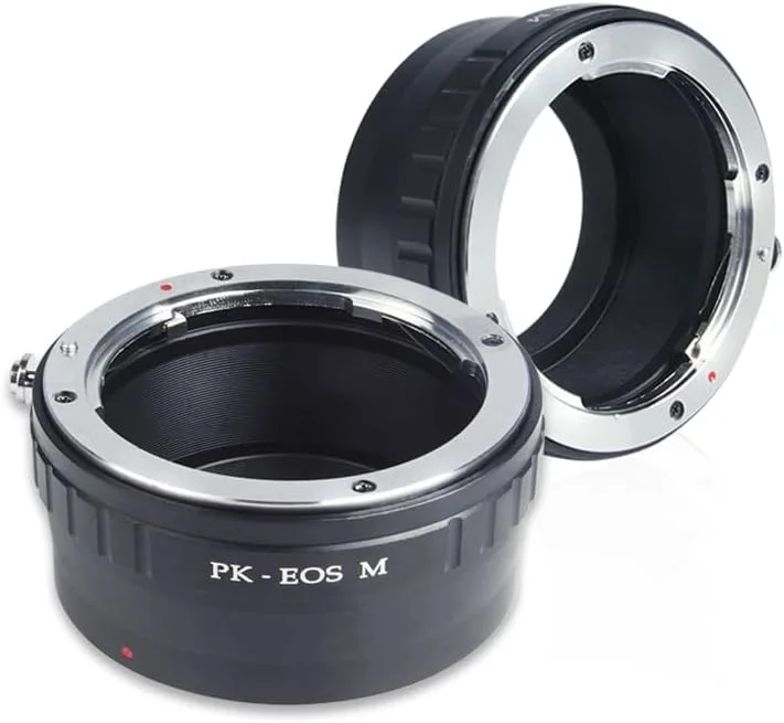 آداپتور لنز دوربین دستی AECAM - VILTROXs EOSM برای لنزهای Pentaxs به دوربین های Canons EOS M EF-M M2 M3 M5 M6 M10 M50 M100