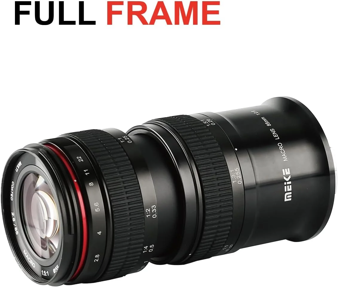 لنز 85mm F/2.8 با فوکوس دستی فول فریم برای دوربین های بدون آینه کانن RP R5 R6 نیکون Z6 Z7 Z50 (دهانه کانن RF)
