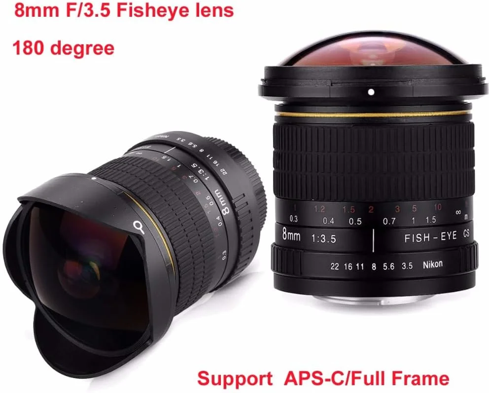 لنز زاویه باز فوق العاده 8 میلی متری F/3.0 برای دوربین های -C/ فول فریم کانن EOS 1200D 760D 750D 700D 70D 60D 7D 6D 5D2 5D3 DSLR لنز زاویه باز فوق العاده 8 میلی متری F/3.0 برای دوربین های -C/ فول فریم کانن EOS 1200D 760D 750D 700D 70D 60D 7D 6D 5D2 5D3 DSLR