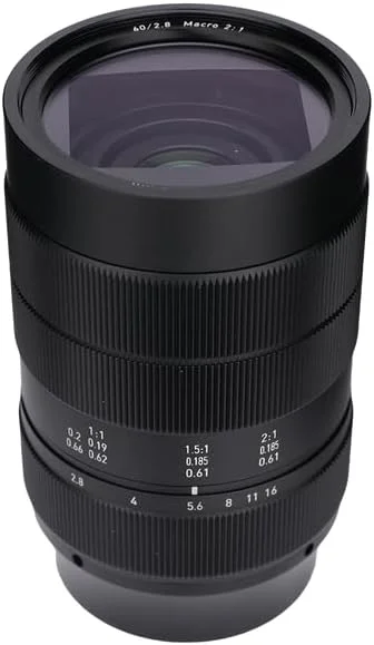 لنز ماکرو 60mm F2.8 با فوکوس دستی Lightdow با بزرگنمایی 2:1 برای دوربین های بدون آینه اندروید، نیکون و المپوس (Canon EF-M مشکی)