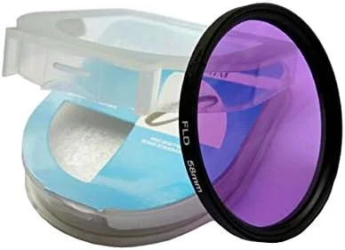 AECAM - CAMAECAM - بسته 10 عددی فیلتر لنز دیجیتال FLD با ابعاد 37 40.5 49 52 55 58 62 67 72 77 میلی‌متر به همراه جعبه، محافظ لنز برای دوربین‌های DSLR SLR کانن و نیکون (52mm)