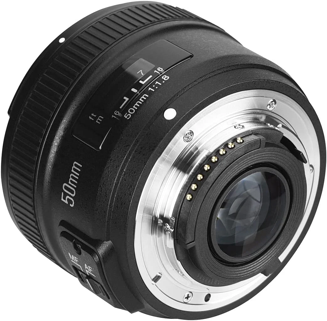 لنز استاندارد 50 میلیمتری YN50mm F1.8 AF با دیافراگم باز و فوکوس خودکار و دستی برای دوربینهای DSLR لنز استاندارد 50 میلیمتری YN50mm F1.8 AF با دیافراگم باز و فوکوس خودکار و دستی برای دوربینهای DSLR