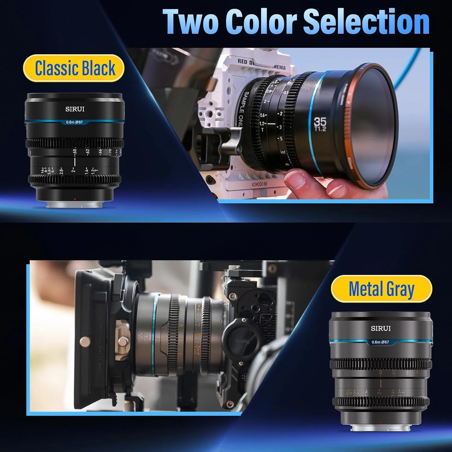 لنز سینمایی 35 میلیمتری SIRUI Night Walker با دیافراگم بزرگ T1.2 و مانت L مناسب برای Sigma FP, S5/S5II/S5IIX, DC-BGH1 (MS35L-B, مشکی) لنز سینمایی 35 میلیمتری SIRUI Night Walker با دیافراگم بزرگ T1.2 و مانت L مناسب برای Sigma FP, S5/S5II/S5IIX, DC-BGH1 (MS35L-B, مشکی)