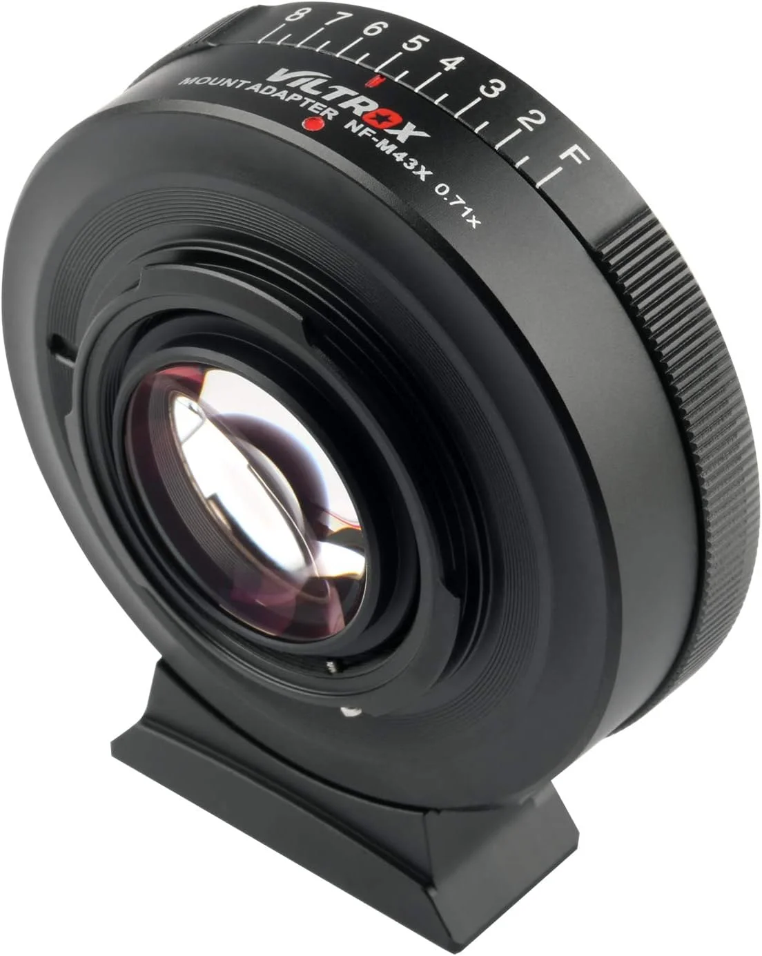 آداپتور لنز Viltrox NF-M43X با فوکوس دستی و کاهنده 0.71x به همراه کنترل دیافراگم برای لنزهای Nikon G D به دوربین های بدون آینه M4/3 GH5 GH4 GF9 GX85 GX8 E-M5 E-M10 E-PL3 Pen-F BMPCC آداپتور لنز Viltrox NF-M43X با فوکوس دستی و کاهنده 0.71x به همراه کنترل دیافراگم برای لنزهای Nikon G D به دوربین های بدون آینه M4/3 GH5 GH4 GF9 GX85 GX8 E-M5 E-M10 E-PL3 Pen-F BMPCC