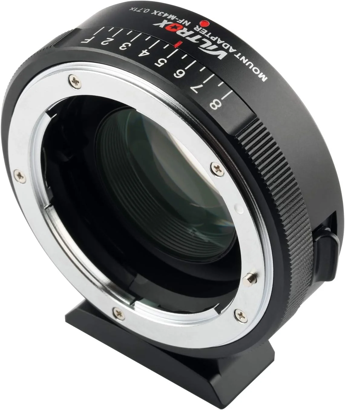 آداپتور لنز Viltrox NF-M43X با فوکوس دستی و کاهنده 0.71x به همراه کنترل دیافراگم برای لنزهای Nikon G D به دوربین های بدون آینه M4/3 GH5 GH4 GF9 GX85 GX8 E-M5 E-M10 E-PL3 Pen-F BMPCC آداپتور لنز Viltrox NF-M43X با فوکوس دستی و کاهنده 0.71x به همراه کنترل دیافراگم برای لنزهای Nikon G D به دوربین های بدون آینه M4/3 GH5 GH4 GF9 GX85 GX8 E-M5 E-M10 E-PL3 Pen-F BMPCC