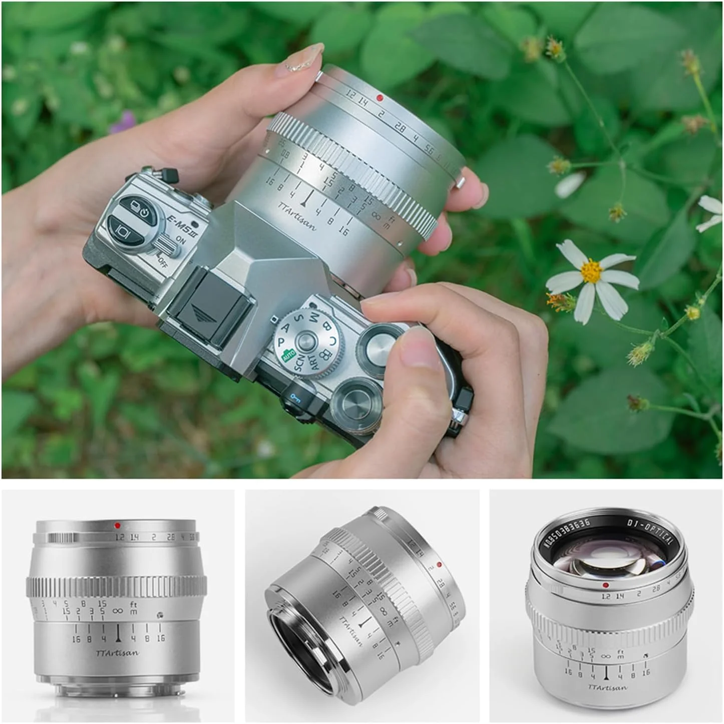 لنز نقره ای 50mm F1.2 APS-C با فوکوس دستی TTArtisan برای دوربین های فوجی X مانت مانند X-A1 X-A10 X-A5 X-A7 X-M1 X-M2 X-H1 X-T1 X-T10 X-T2 X-T20 X-T100 X-T200 X-T30 X-PR01 X-PR03 X-E1 X-E2 X-E2S X-E3 XS10 لنز نقره ای 50mm F1.2 APS-C با فوکوس دستی TTArtisan برای دوربین های فوجی X مانت مانند X-A1 X-A10 X-A5 X-A7 X-M1 X-M2 X-H1 X-T1 X-T10 X-T2 X-T20 X-T100 X-T200 X-T30 X-PR01 X-PR03 X-E1 X-E2 X-E2S X-E3 XS10