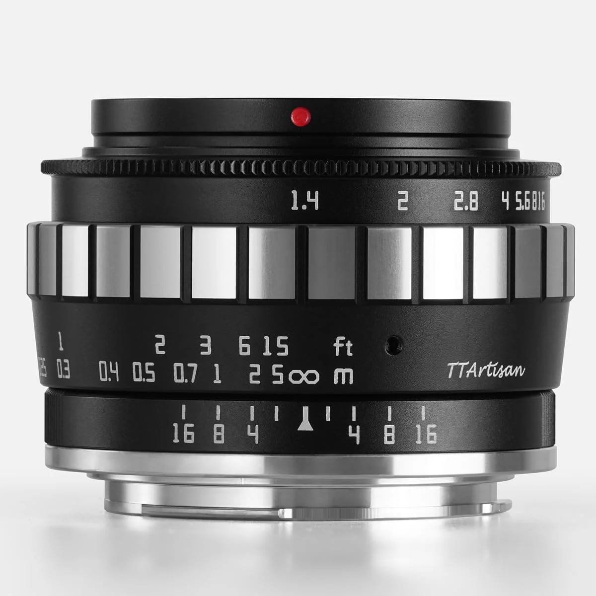 لنز 23mm F1.4 با بدنه فلزی TTArtisan سازگار با مانت Fuji X - مشکی لنز 23mm F1.4 با بدنه فلزی TTArtisan سازگار با مانت Fuji X - مشکی