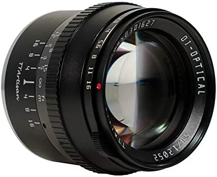 لنز 50mm F1.2 APS-C با فوکوس دستی و دیافراگم باز TTArtisan برای دوربین های فوجی فیلم سری X با مانت XF - مشکی مناسب مدل های X-A10 X-A3 X-A5 X-H1 X-T1 X-T10 X-T2 X-T20 X-T100 X-PRO2 X-PRO3 X-E1 X-E2 X-E2S