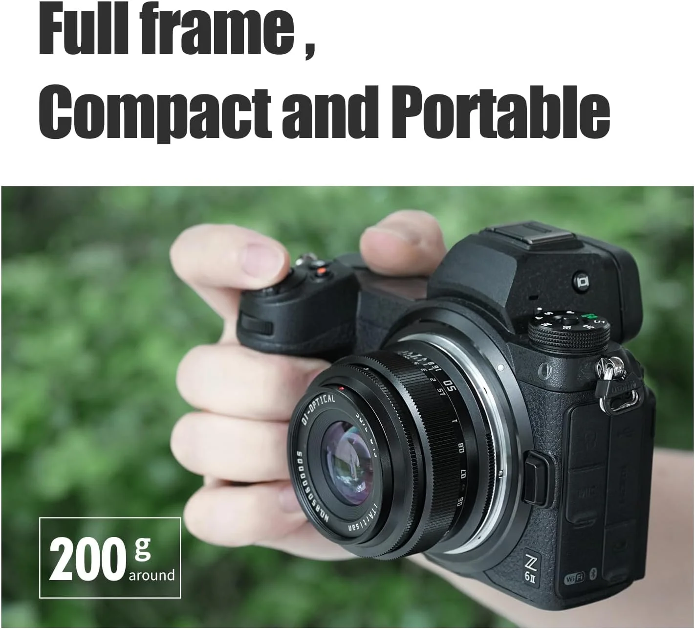 لنز دوربین 50mm f2 فول فریم با فوکوس دستی TTArtisan برای مانت E مناسب برای مدل های A7 A7II A7III A7R A7RII A7RIII(A7RM3) A7RIV(A7RM4) A7RV A7S A7SII(A7SM2) A7SIII(A7SM3) A7C A9 A1 A5100 A6000 A6100 A6300 A6700