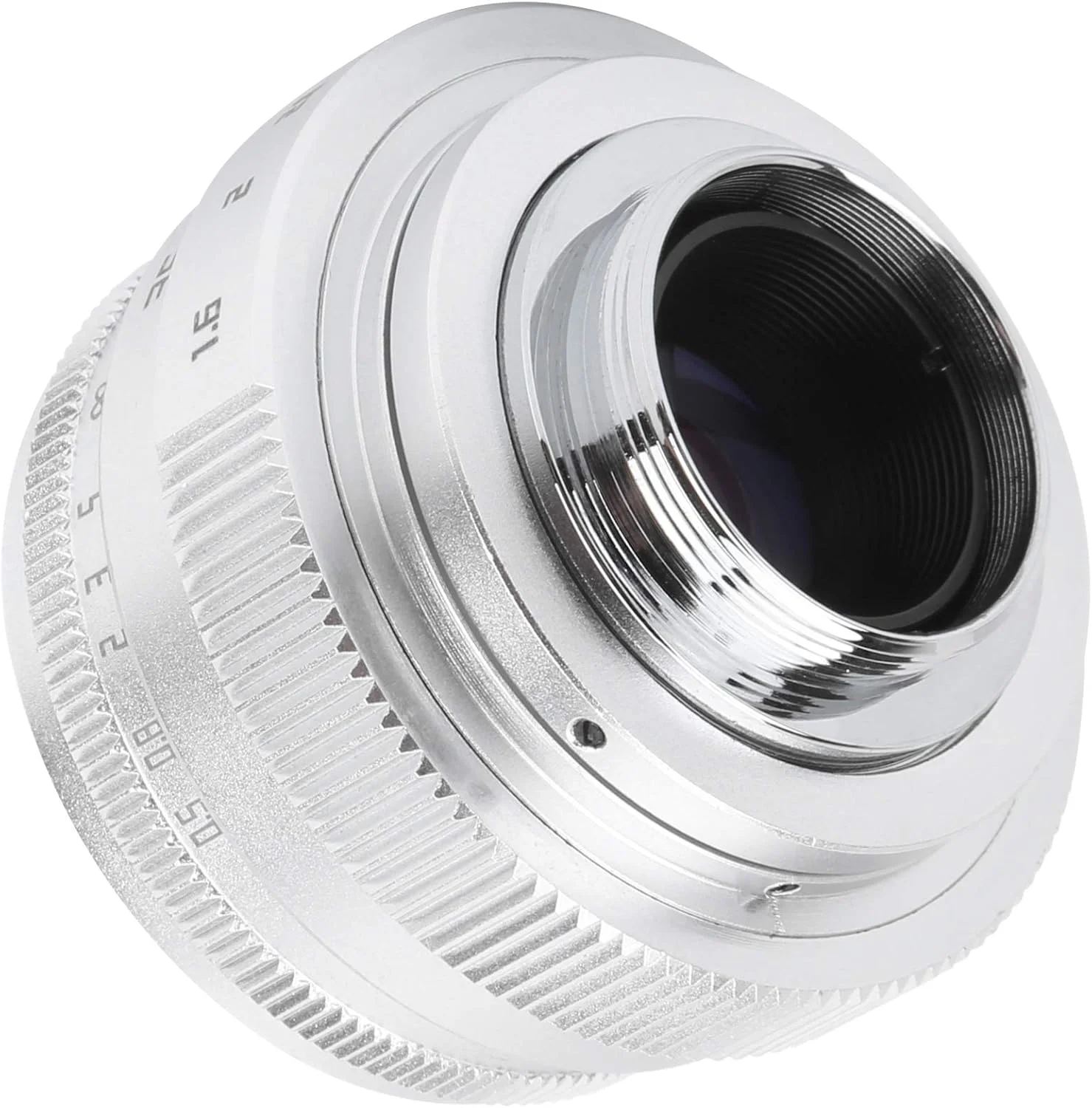 لنز ۳۵ میلیمتری F1.6 با دهانه C-mount و پوشش چند لایه MC برای کیفیت تصویر روان، نزدیکترین فاصله فوکوس ۰ (نقره ای) لنز ۳۵ میلیمتری F1.6 با دهانه C-mount و پوشش چند لایه MC برای کیفیت تصویر روان، نزدیکترین فاصله فوکوس ۰ (نقره ای)