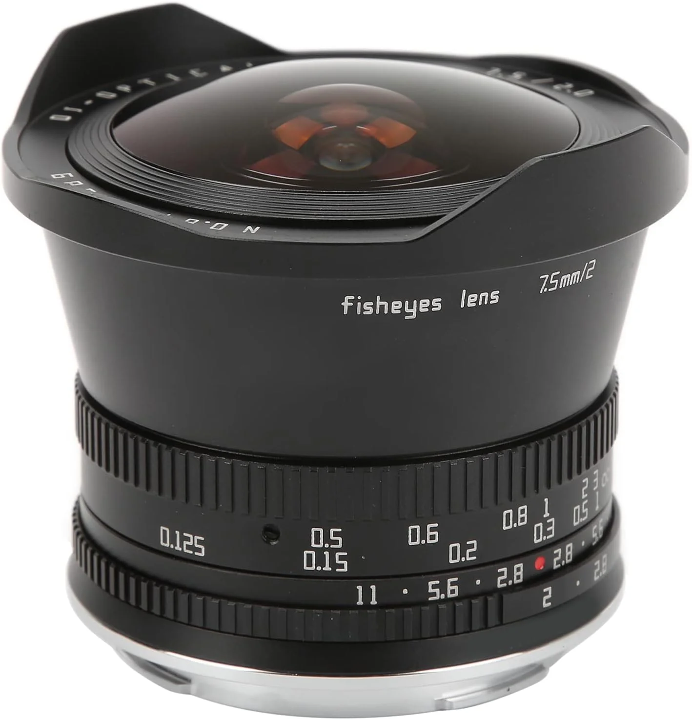 لنز چشم‌ماهی 7.5 میلی‌متری TTArtisan با دیافراگم F2.0 و مانت L، زاویه دید 180 درجه به همراه فیلتر ND1000 برای ابزار SL SL2 SL2S و تجهیزات فیلمبرداری