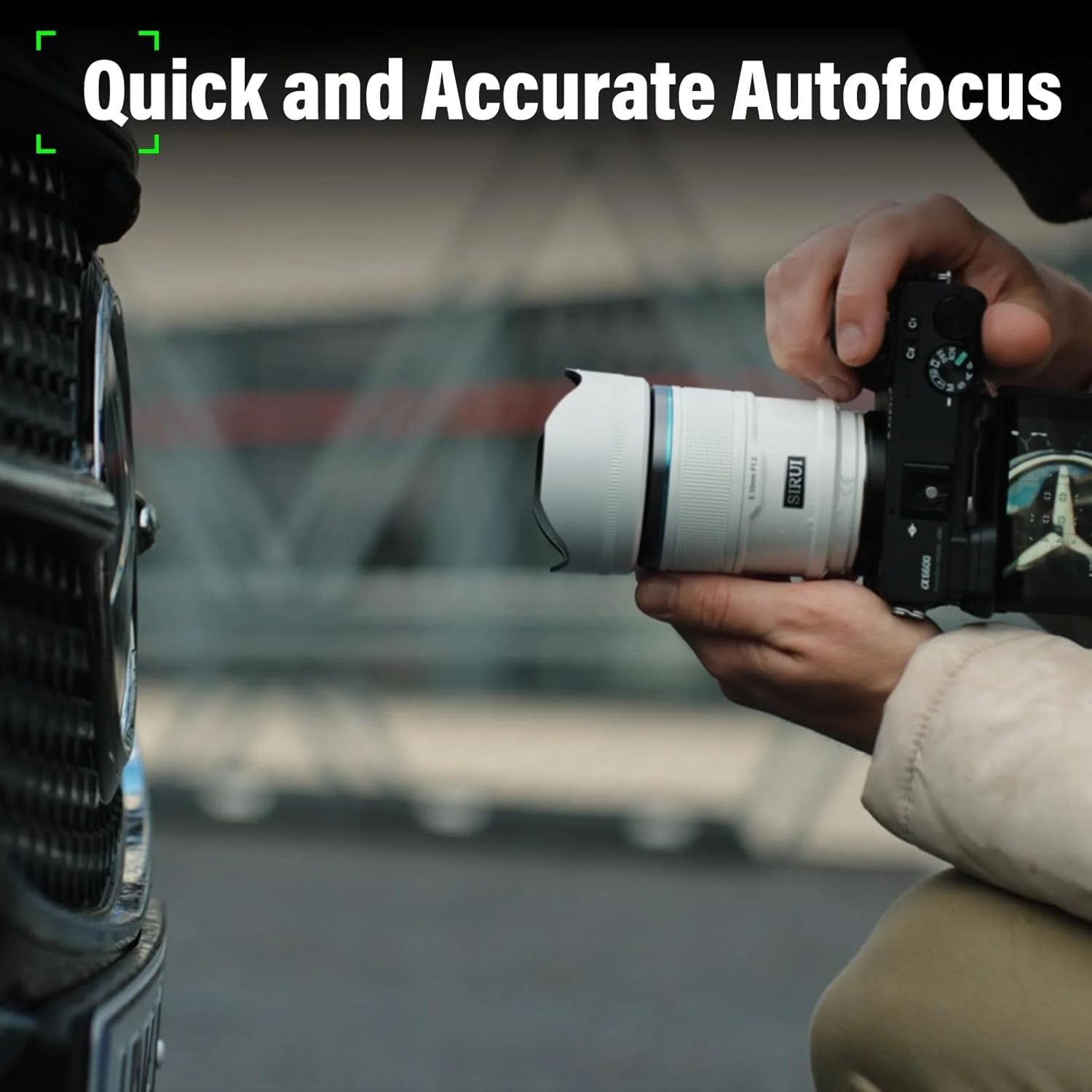 کیت لنز فوکوس خودکار SIRUI Sniper F1.2 شامل لنزهای 23mm، 33mm و 56mm با زاویه دید گسترده برای دوربین APS-C (AS-3S-XW, مانت X, سفید)