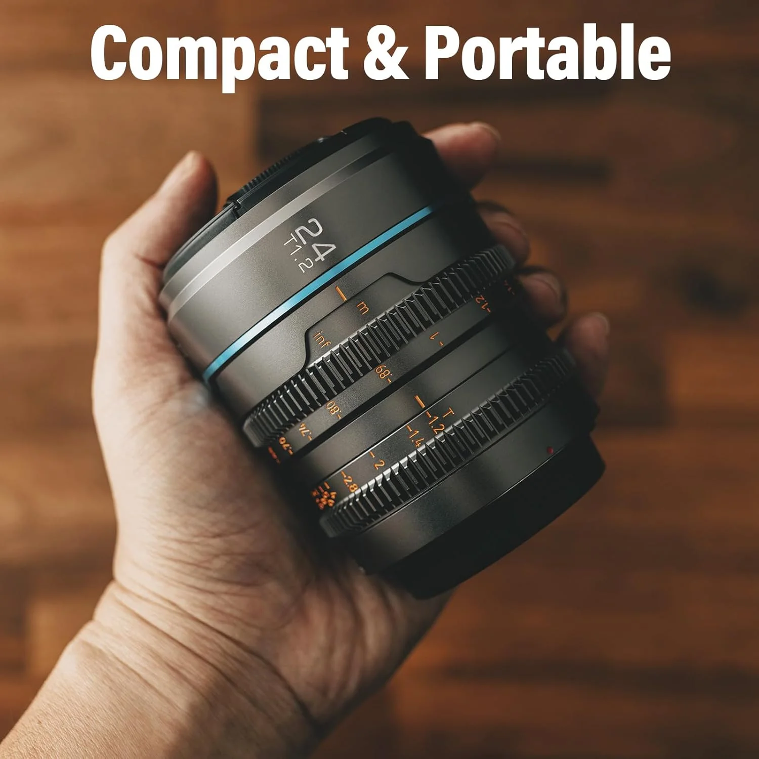 لنز سینمایی 24 میلیمتری SIRUI Night Walker با دیافراگم بزرگ T1.2، لنز فوکوس دستی (MS24M-G، مانت M4/3، خاکستری متالیک) لنز سینمایی 24 میلیمتری SIRUI Night Walker با دیافراگم بزرگ T1.2، لنز فوکوس دستی (MS24M-G، مانت M4/3، خاکستری متالیک)