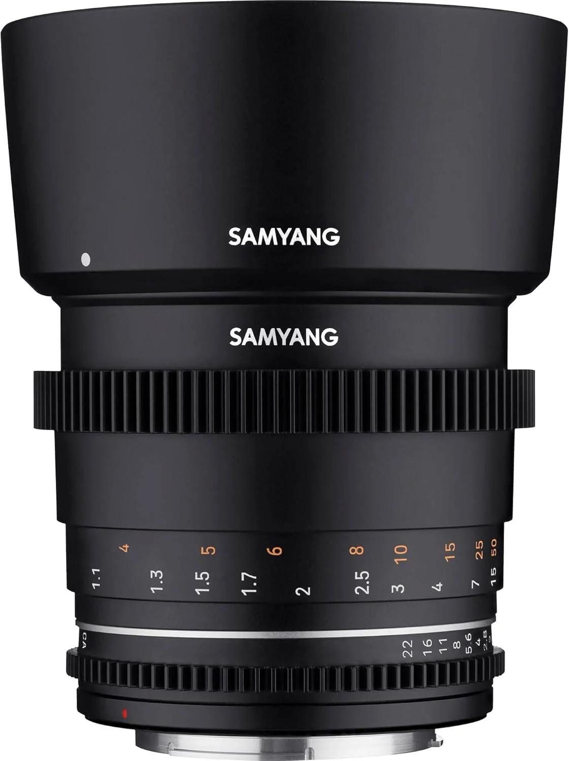 لنز سینمایی 85mm T1.5 MK2 Samyang VDSLR با فوکوس دستی برای Micro 4/3
