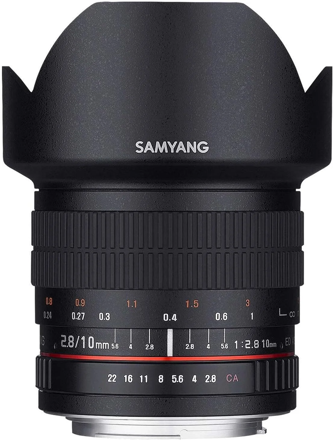 لنز ۱۰ میلی‌متری Samyang با دیافراگم F2.8 و فوکوس دستی برای Micro Four-Thirds