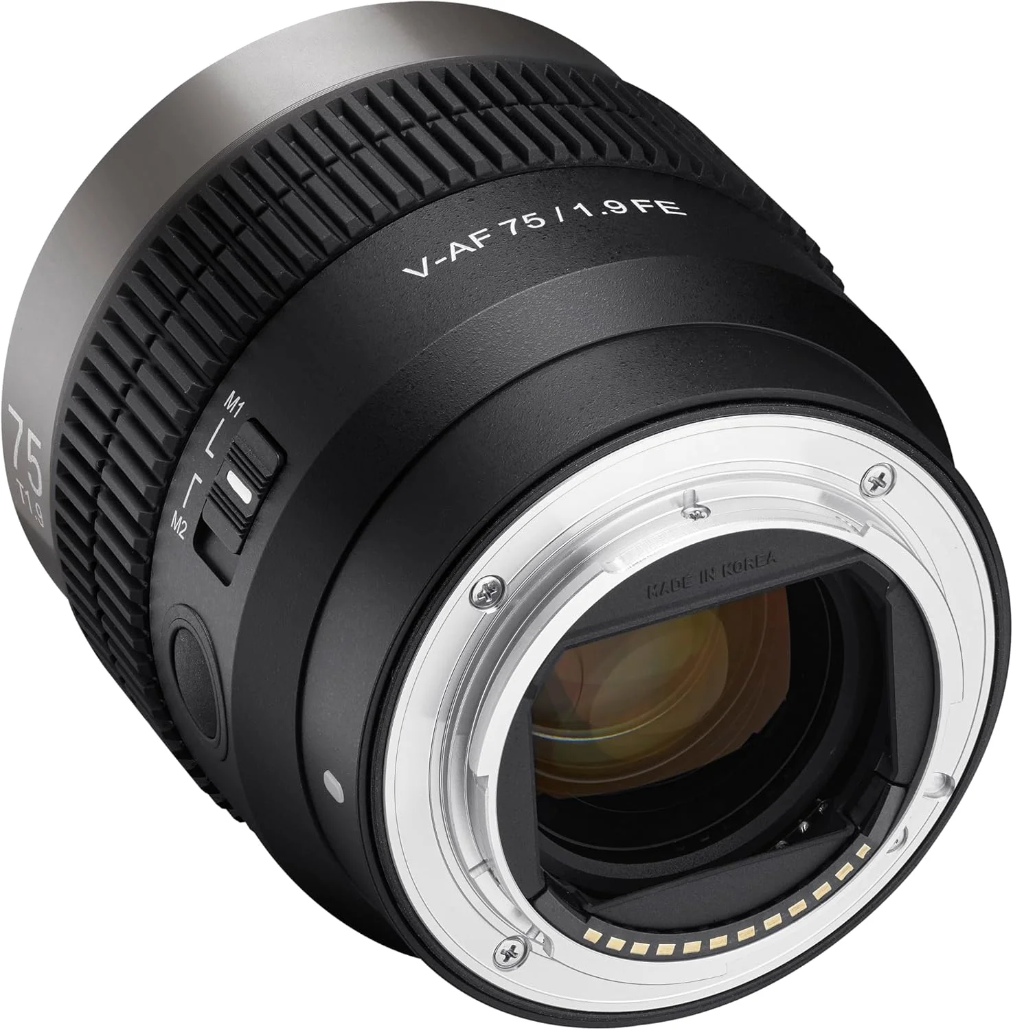 لنز ویدیویی 75mm T1.9 FE Samyang V-AF برای Sony E، لنز فوکوس خودکار، لنز سینمایی 8K، پشتیبانی از آنامورفیک، دارای دکمه و سوییچ قابل تنظیم لنز ویدیویی 75mm T1.9 FE Samyang V-AF برای Sony E، لنز فوکوس خودکار، لنز سینمایی 8K، پشتیبانی از آنامورفیک، دارای دکمه و سوییچ قابل تنظیم