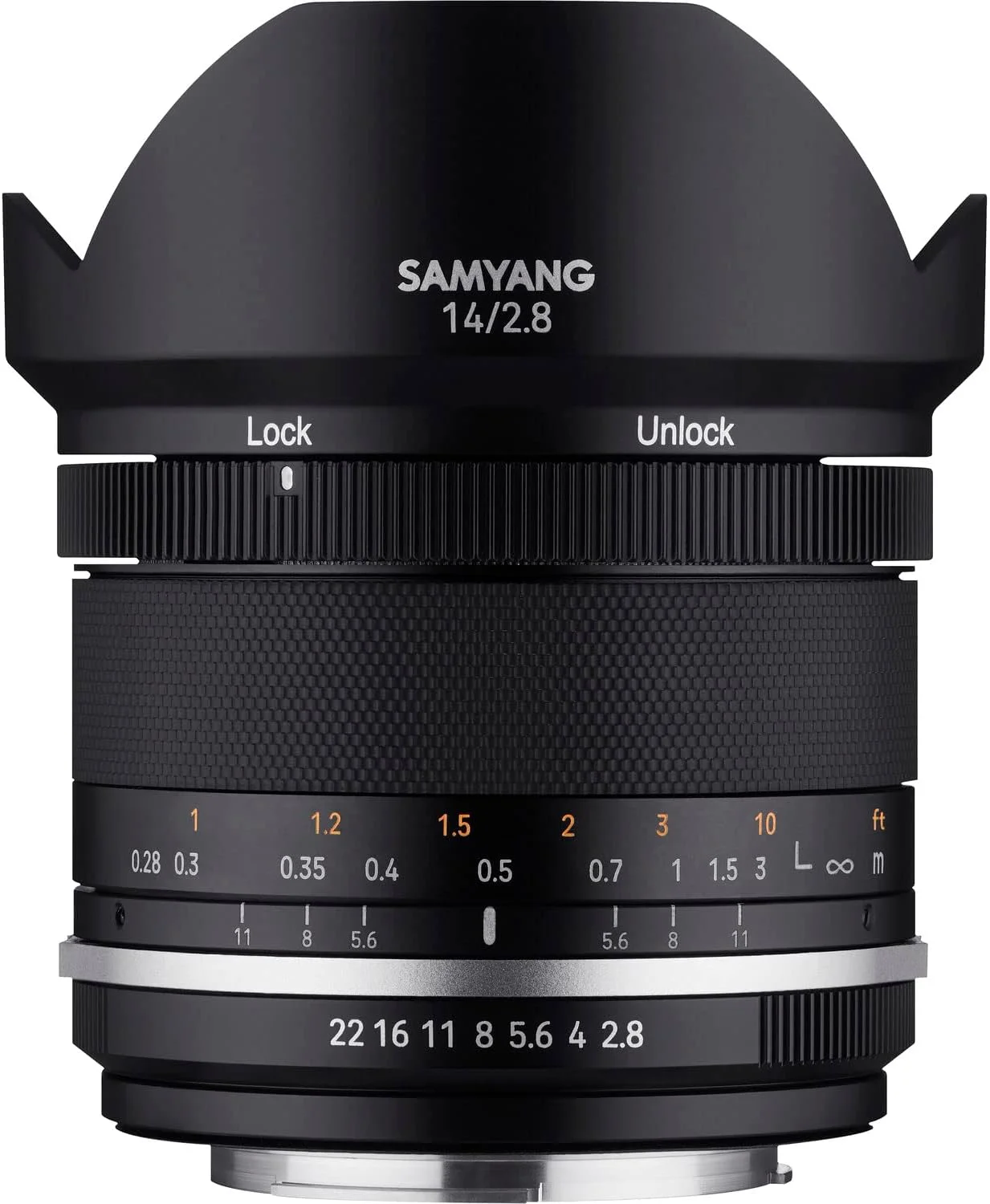 لنز 14mm F2.8 Mk2 Samyang با فوکوس دستی برای دوربین های Canon مدل 22985